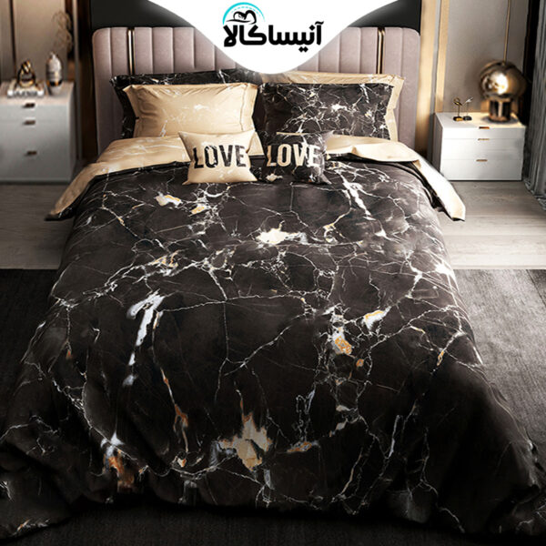روتختی دو نفره پارلاک طرح سنگی کد 15