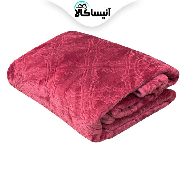پتو نرمینه بافت مدل نگین کد 001 سایز 215×155 سانتی متر (ارسال رایگان)
