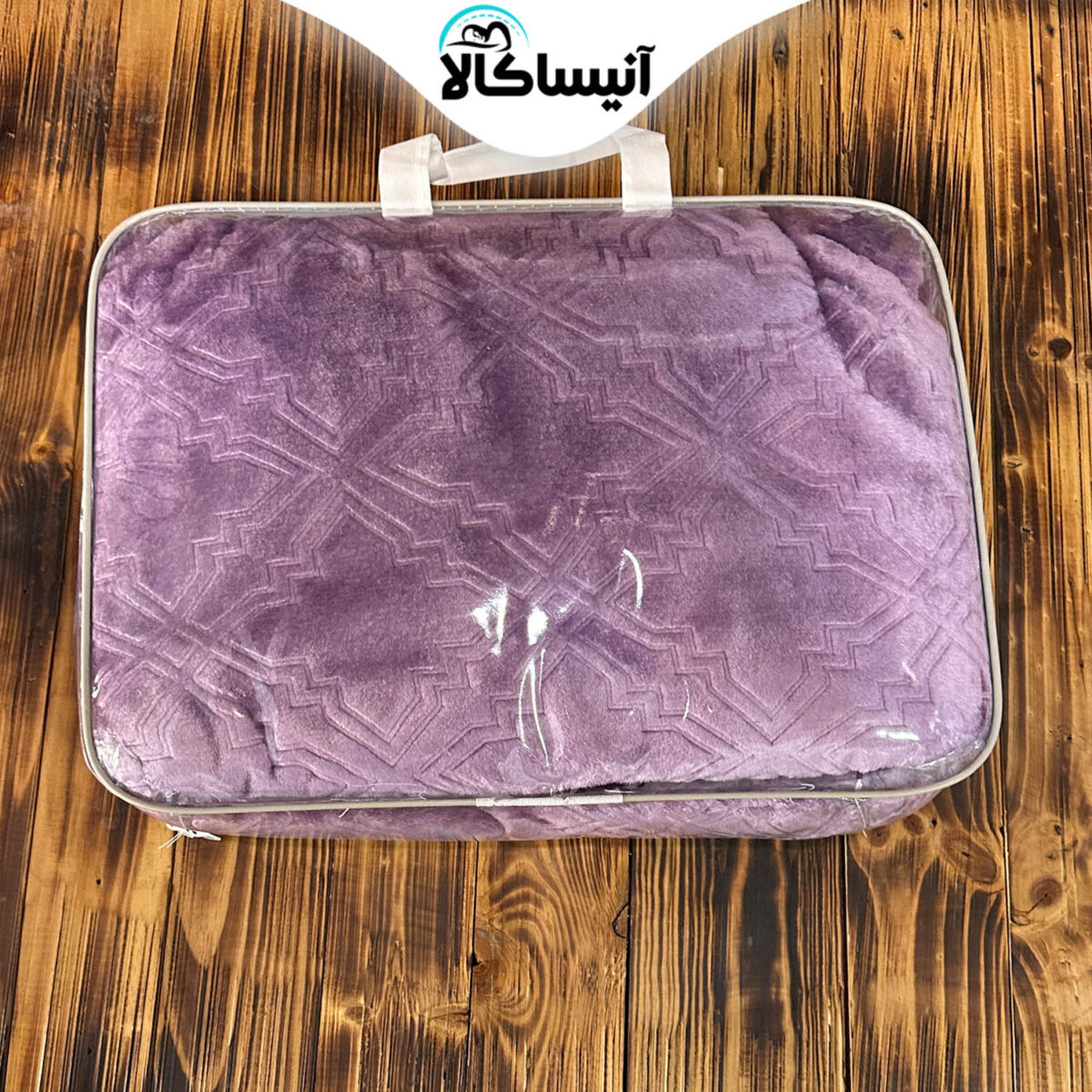 پتو نرمینه بافت مدل نگین کد 001 سایز 215×155 سانتی متر (ارسال رایگان) - تصویر 5