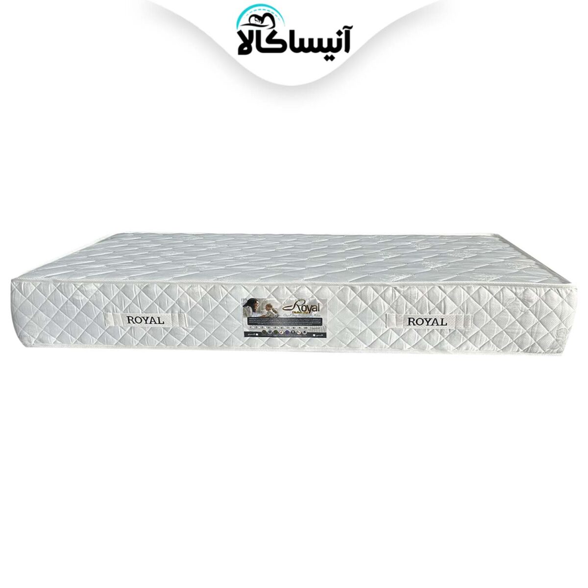 تشک دو نفره رویال اصل مدل پارمیس سایز 200 × 160 سانتی متر (ارسال رایگان) - تصویر 3