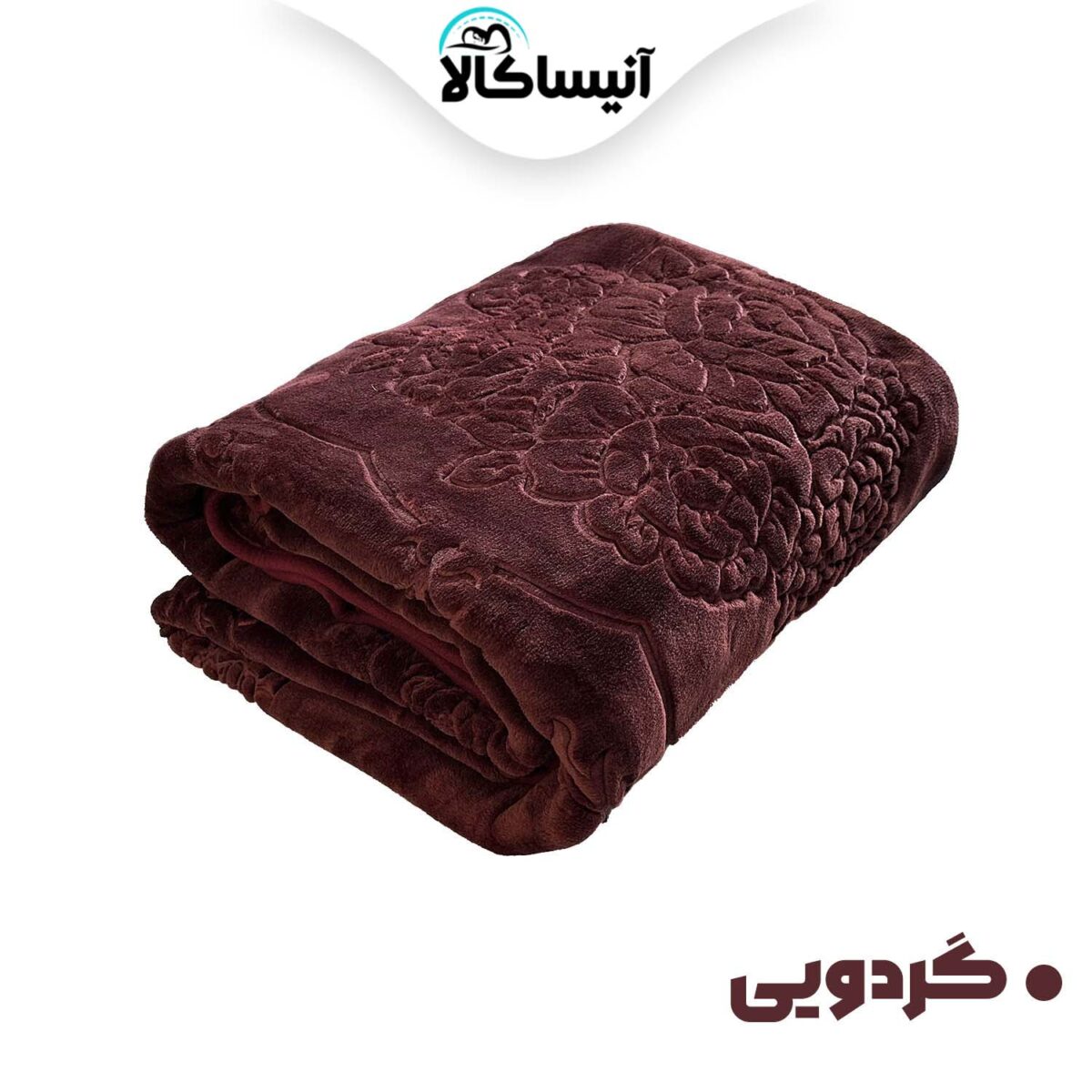 پتو نرمین مدل Gold طرح گل برجسته یکنفره سایز 220x160 سانتی متر (ارسال رایگان) - تصویر 2