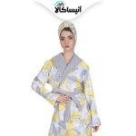 حوله تن پوش پود ایران مدل ماهور زرد (ارسال رایگان)