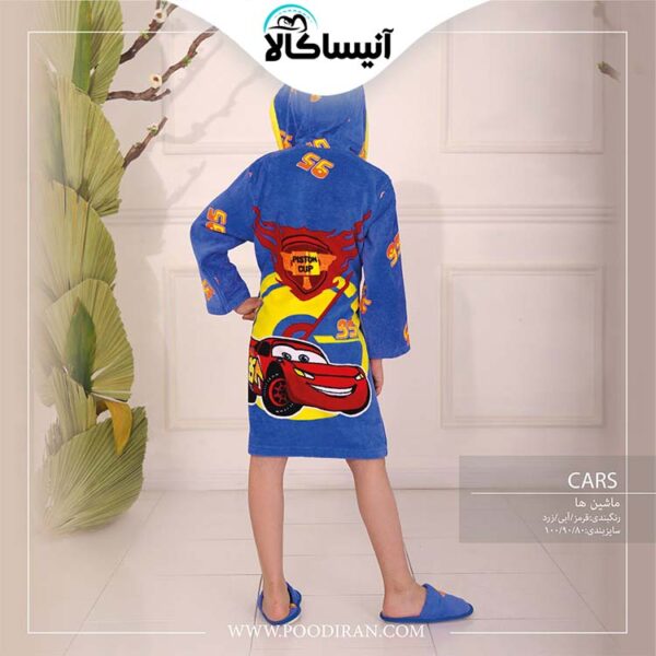 حوله تن پوش کودک پود ایران مدل ماشین (ارسال رایگان)