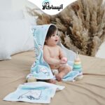 سرویس حوله نوزادی پود ایران مدل خرسی (ارسال رایگان) - تصویر 2