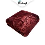 پتو نرمین مدل Gold طرح گل برجسته دونفره سایز 220x240 سانتی متر (ارسال رایگان)