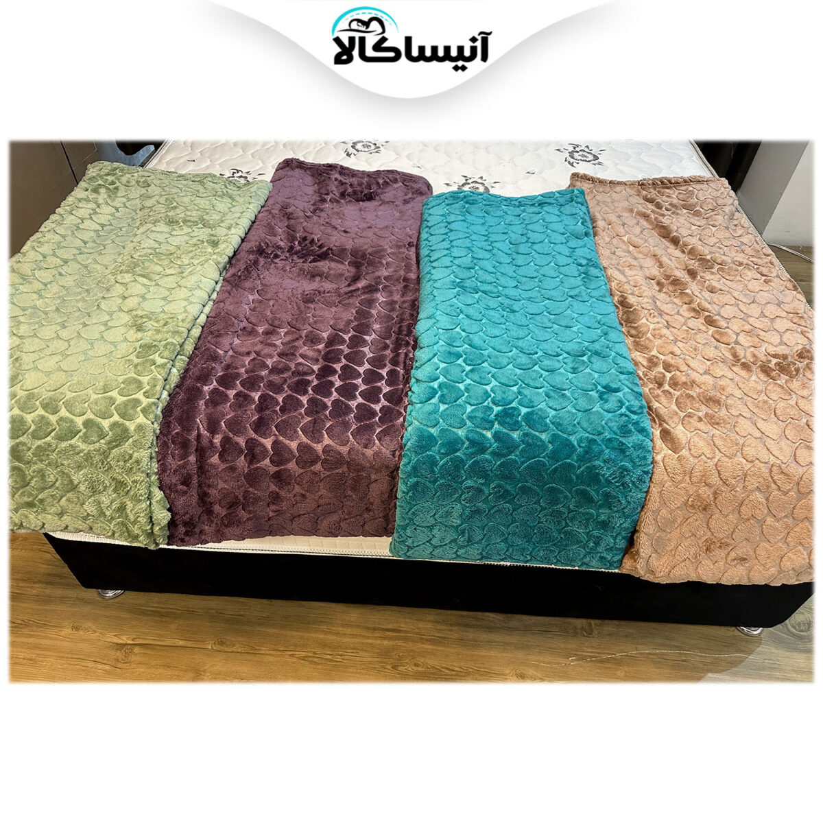 پتو کارولین مدل ژله ای کد 001 سایز 240×220 سانتی متر (ارسال رایگان) - تصویر 3