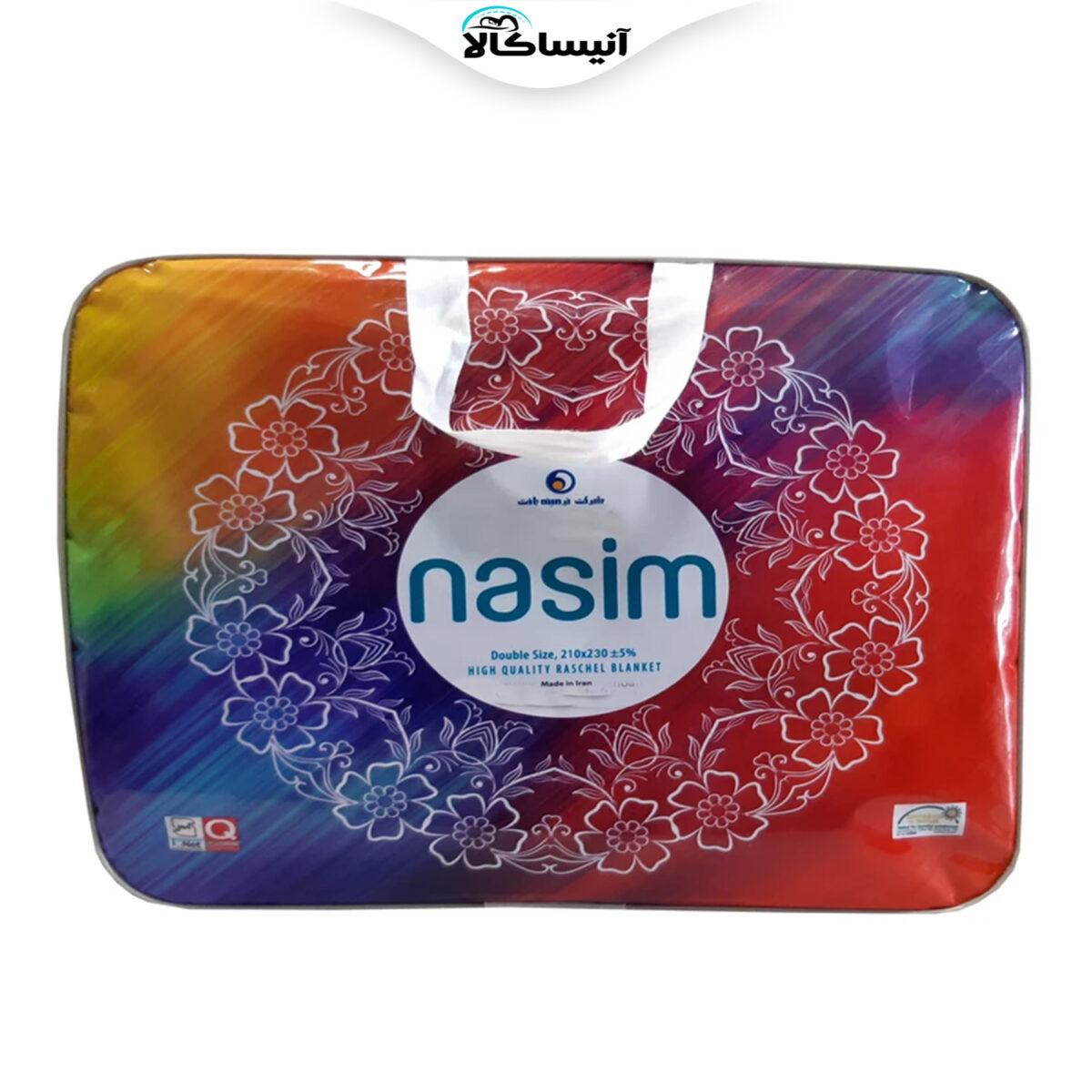 پتو نرمینه بافت مدل نسیم کد 54 سایز 210x230 سانتی متر (ارسال رایگان) - تصویر 2