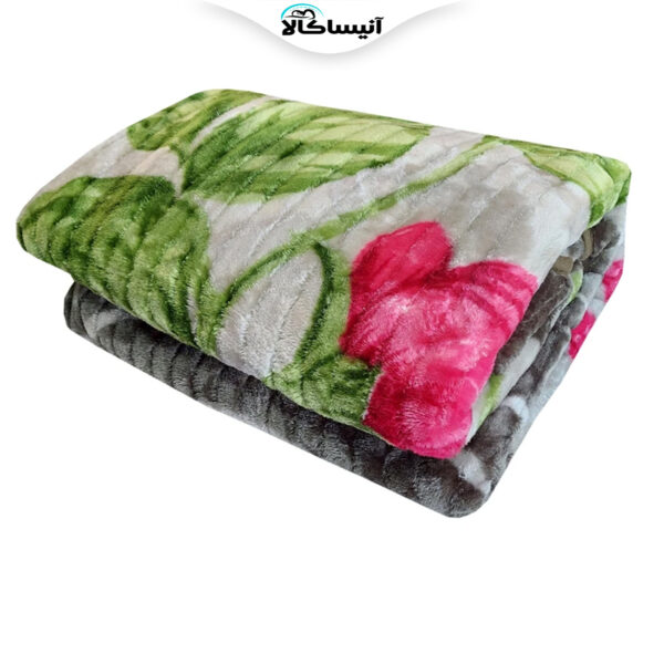 پتو نرمینه بافت مدل نسیم کد 44 سایز 155x210 سانتی متر (ارسال رایگان)