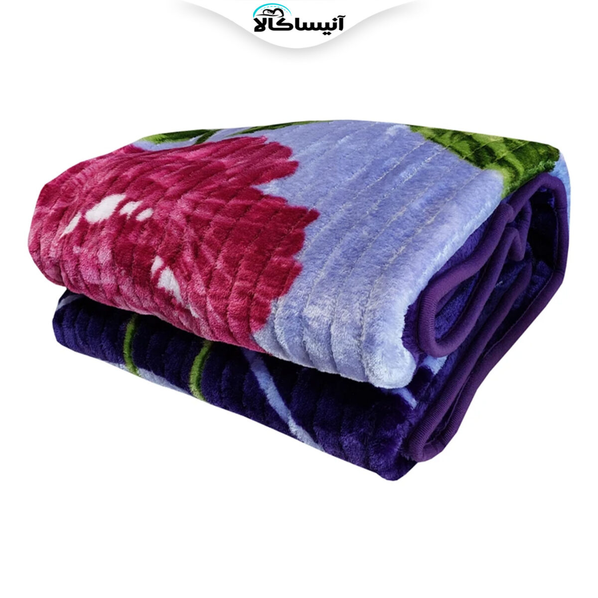 پتو نرمینه بافت مدل نسیم کد 42 سایز 155x210 سانتی متر (ارسال رایگان) - تصویر 2