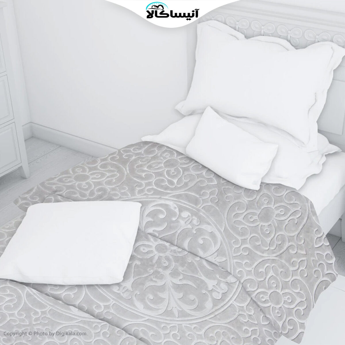 پتو گلبافت مدل برتر گل برجسته سایز 220×240 سانتی متر (ارسال رایگان) - تصویر 5