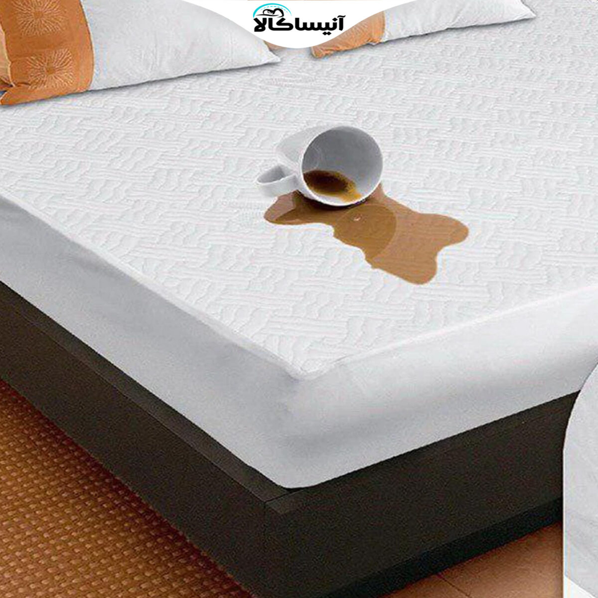 محافظ تشک مدل ضد آب نانو میکرو دو نفره سایز 180x200 سانتی متر (ارسال رایگان) - تصویر 4