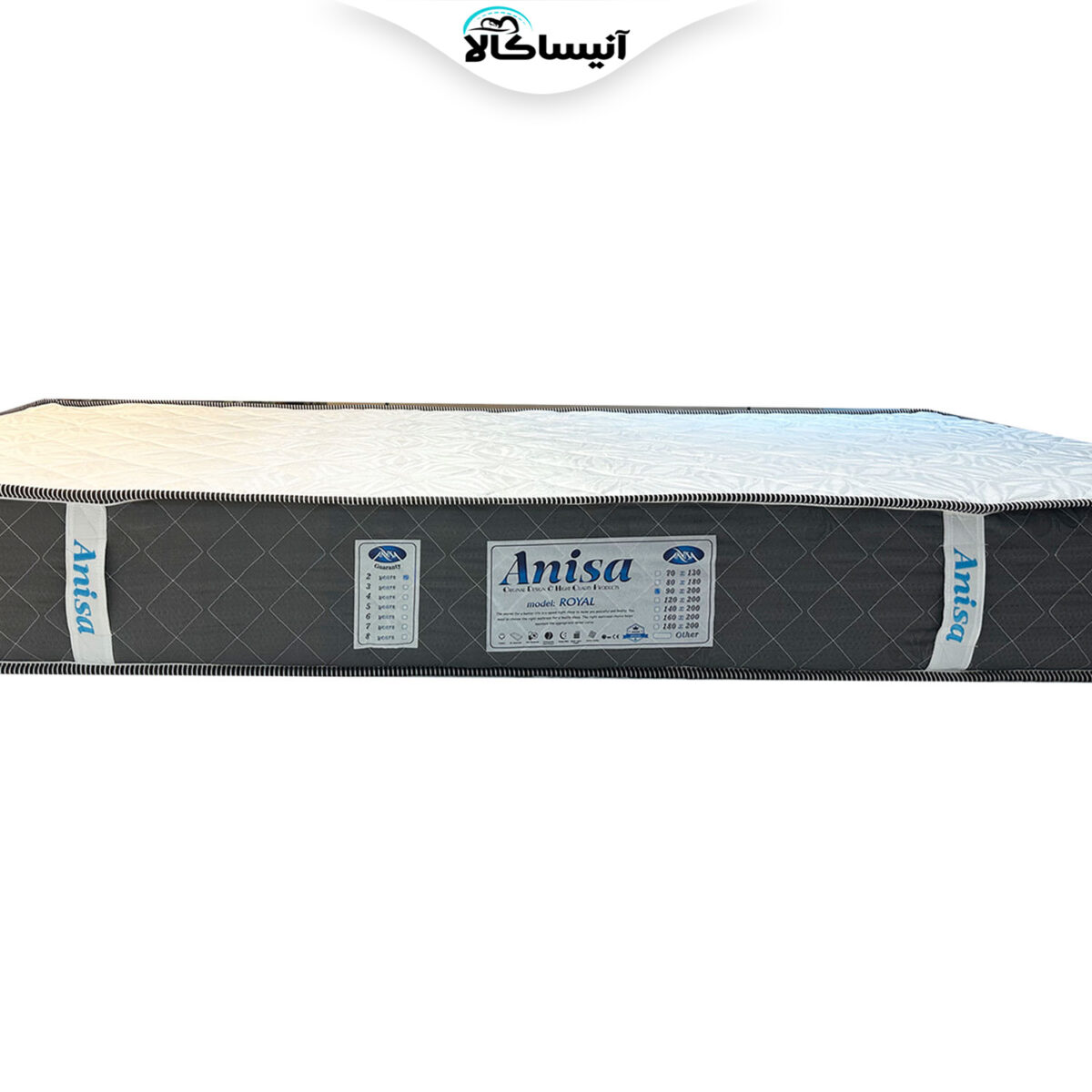 تشک آنیسا مدل رویال 2 دونفره سایز 200×160 سانتی متر (ارسال رایگان) - تصویر 2