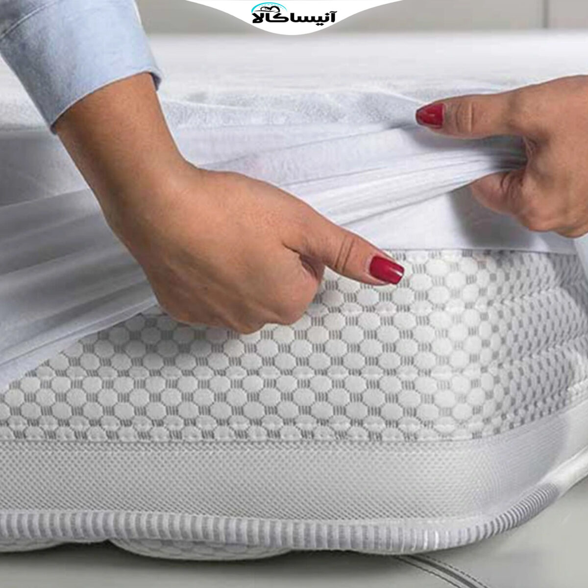 محافظ تشک ضد آب نیکیا مدل niki76 دو نفره سایز 160×200 سانتی متر (ارسال رایگان) - تصویر 8