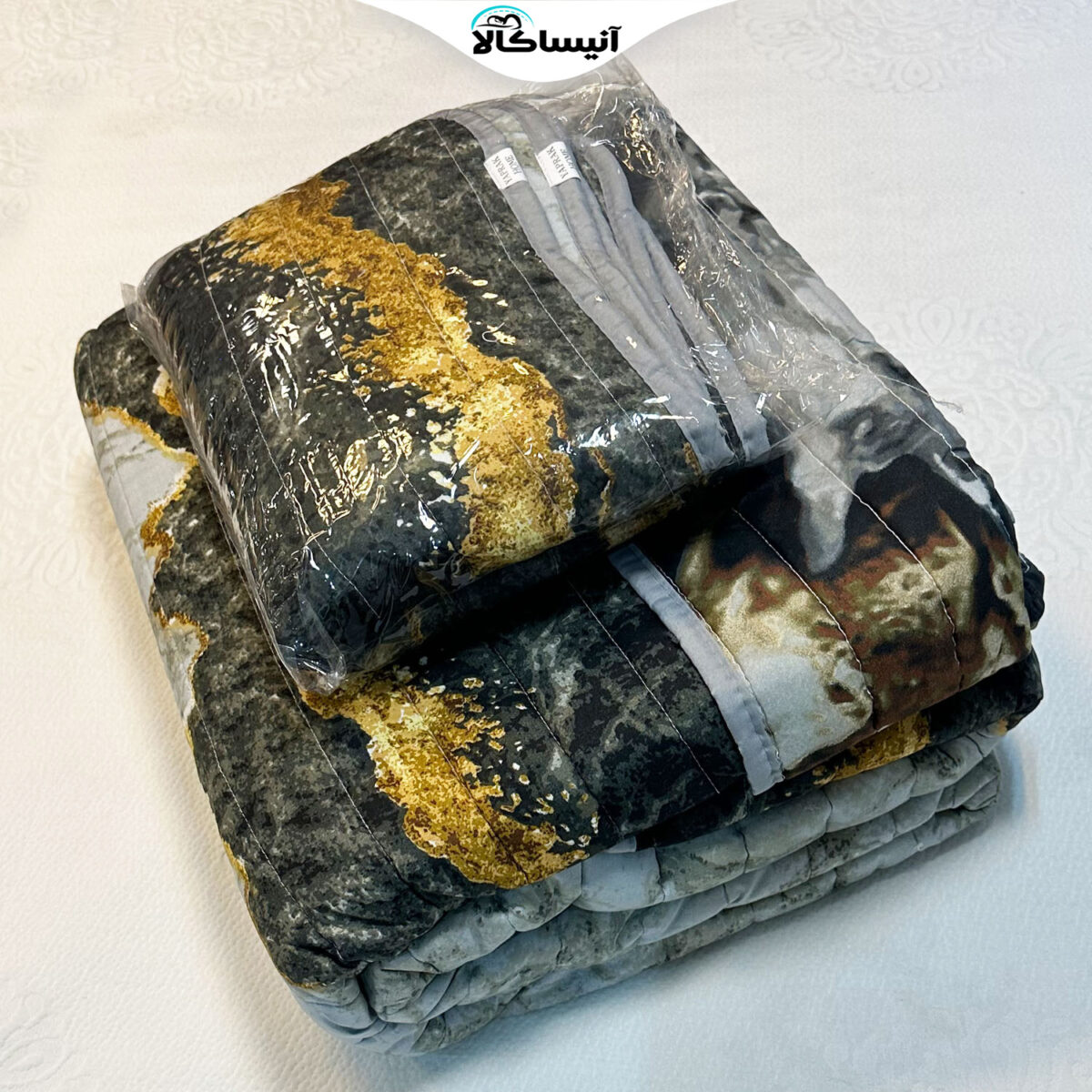 سرویس خواب یاپراک مدل پنبه دوزی کد 11 دونفره 3 تکه (ارسال رایگان) - تصویر 3