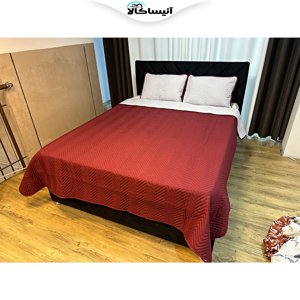 سرویس خواب یاپراک مدل پنبه دوزی کد 001 دونفره 3 تکه (ارسال رایگان) - تصویر 4