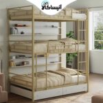 تخت‌ خواب فلزی سه‌ طبقه آنیسا مدل A30 (ارسال رایگان) - تصویر 2