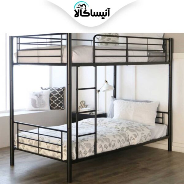 تخت خواب فلزی دو طبقه آنیسا مدل S10 (ارسال رایگان)
