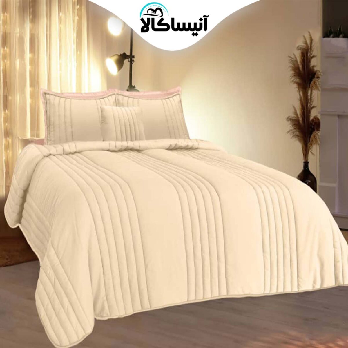 سرویس خواب دو نفره 6 تکه آیدین مدل لومین
