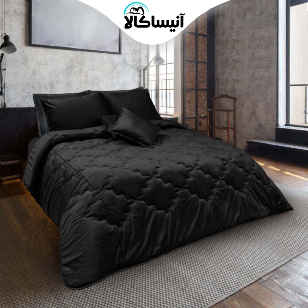 سرویس خواب دو نفره 8 تکه آیدین مدل آمباس