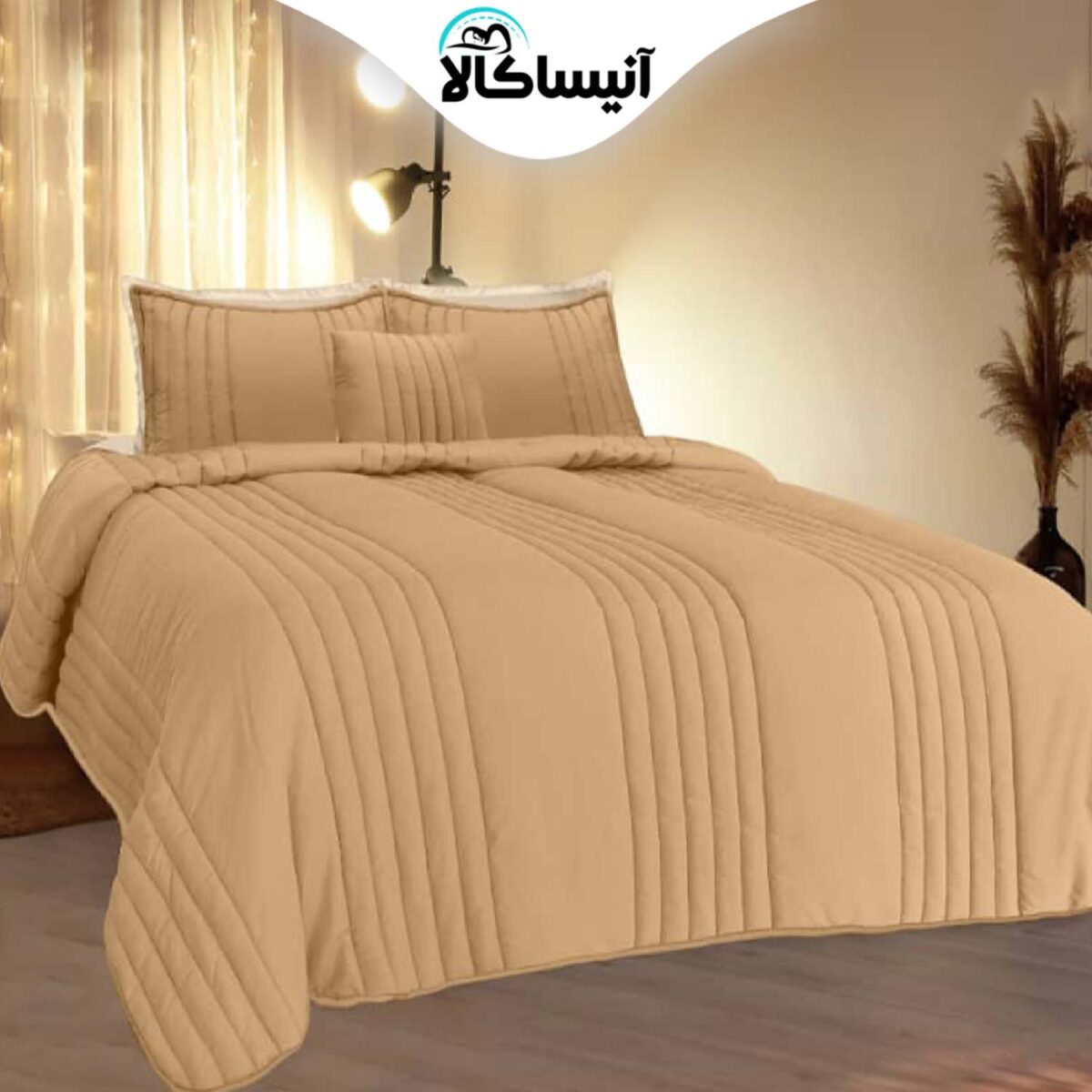 سرویس خواب دو نفره 6 تکه آیدین مدل لومین