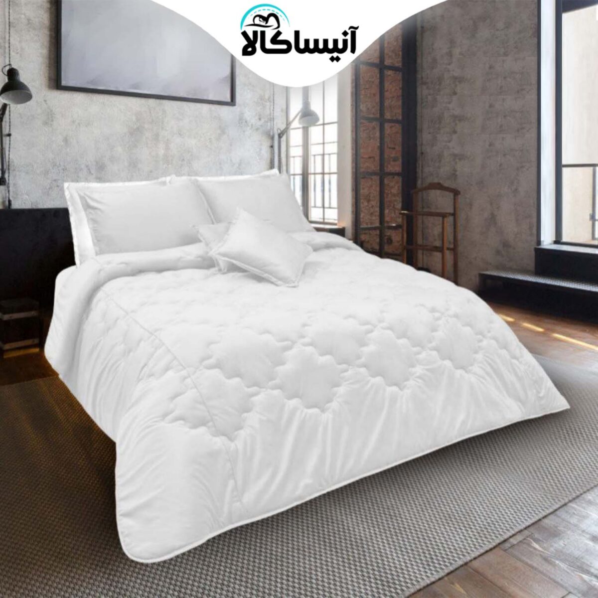 سرویس خواب دو نفره 8 تکه آیدین مدل آمباس