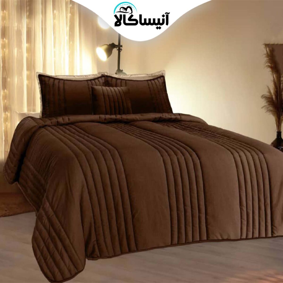 سرویس خواب دو نفره 6 تکه آیدین مدل لومین