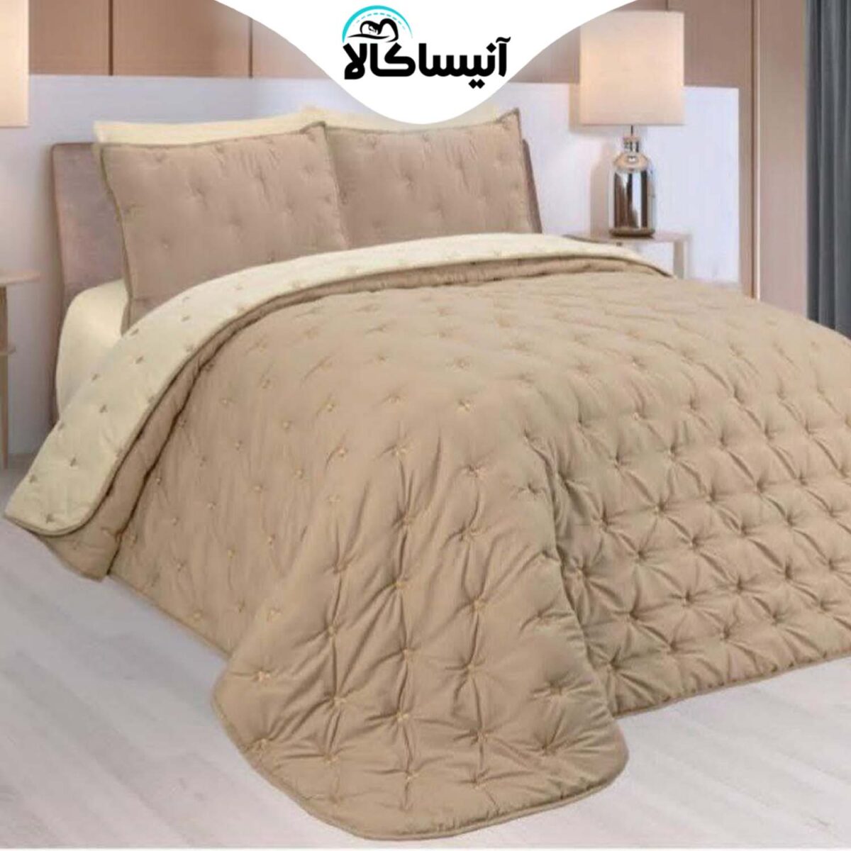 سرویس روتختی دو نفره 6 تکه آیدین مدل لمسه