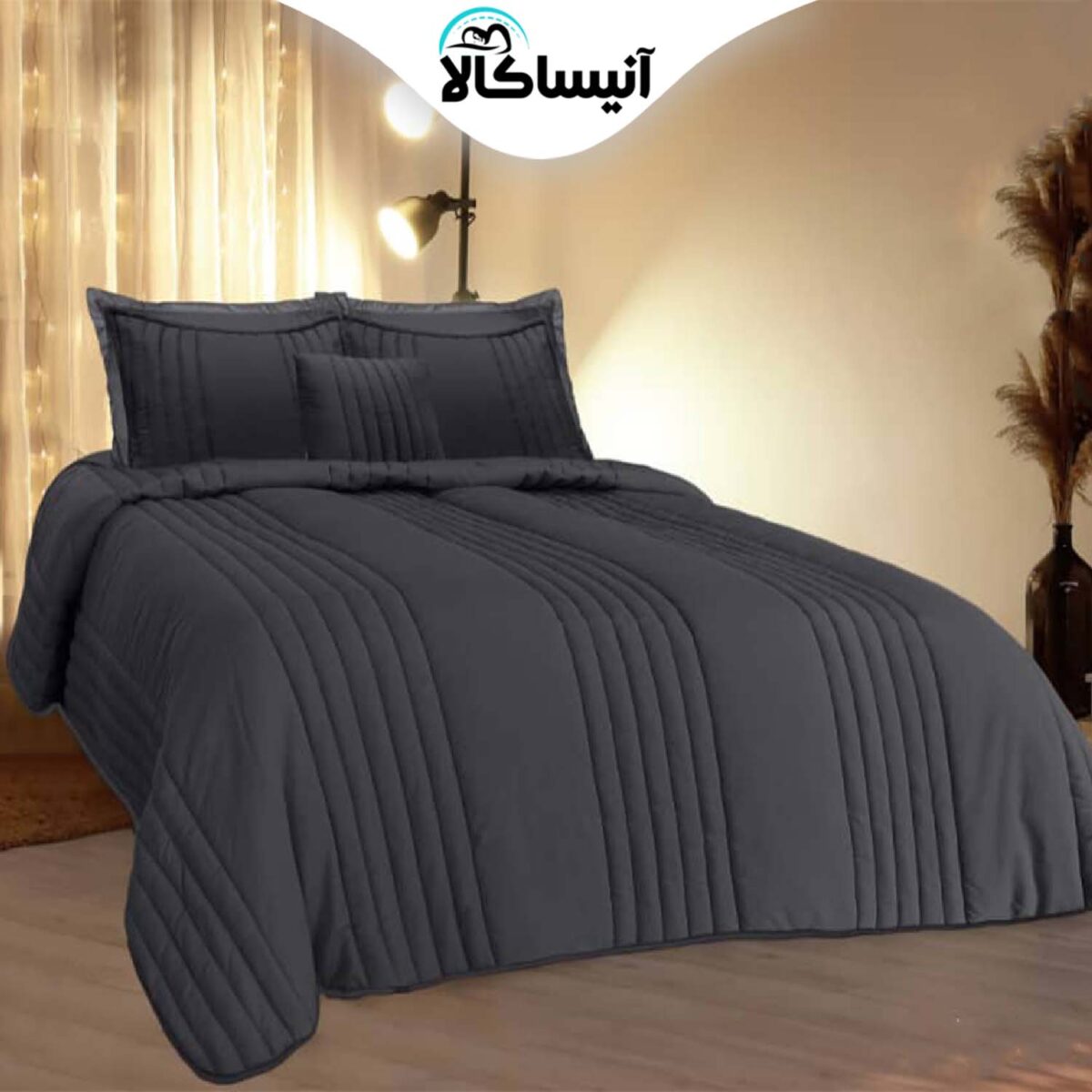 سرویس خواب دو نفره 6 تکه آیدین مدل لومین