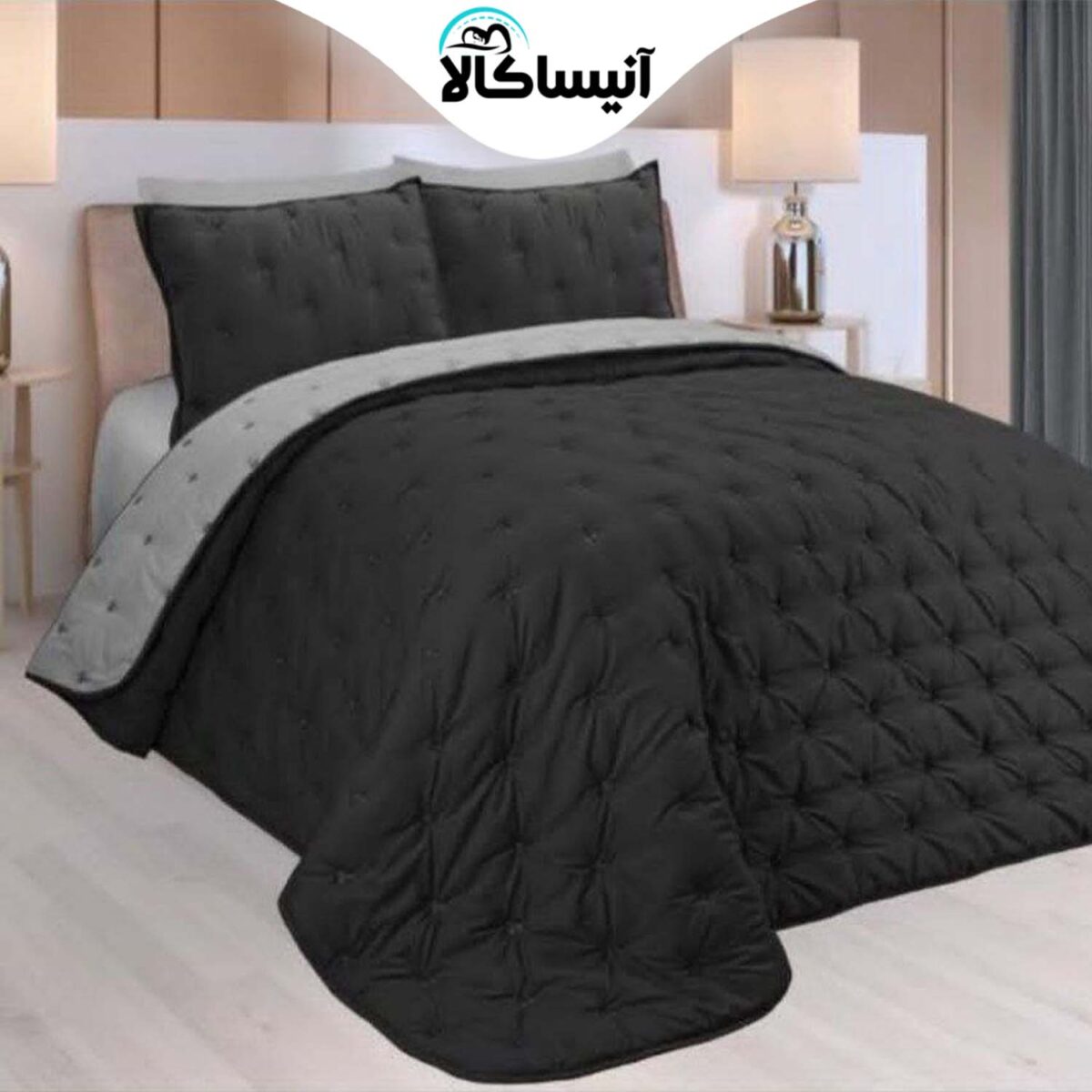 سرویس روتختی دو نفره 6 تکه آیدین مدل لمسه