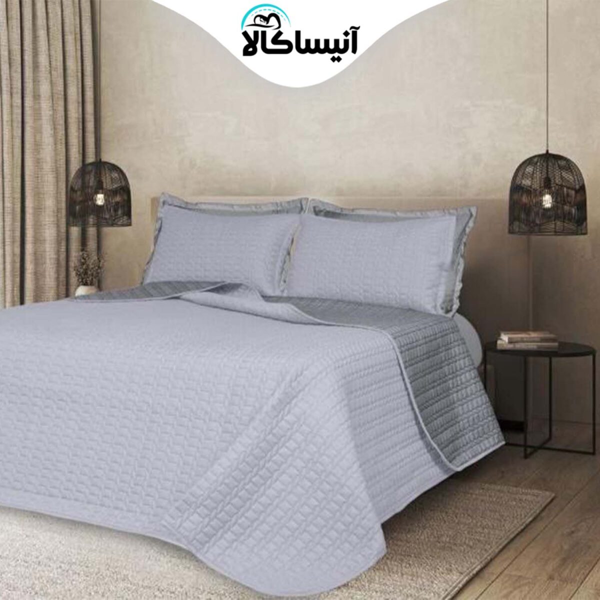 سرویس روتختی دو نفره 6 تکه آیدین مدل گیسو