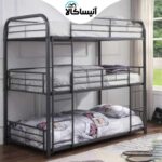 تخت خواب فلزی سه طبقه آنیسا مدل A40 (ارسال رایگان)
