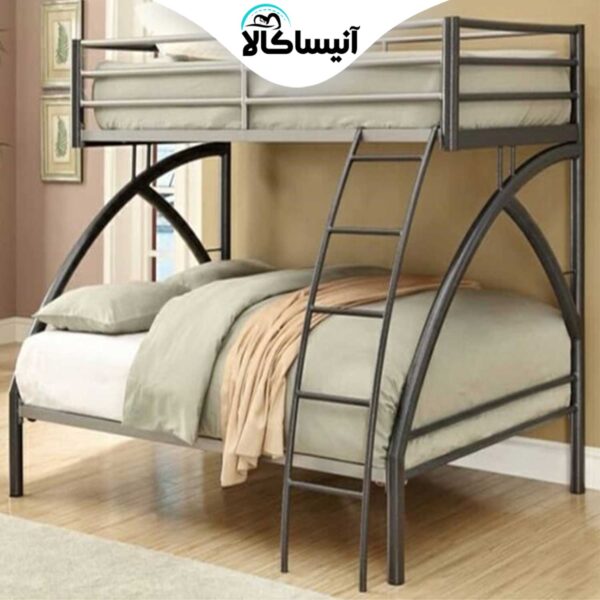 تخت خواب فلزی دو طبقه DS مدل S10