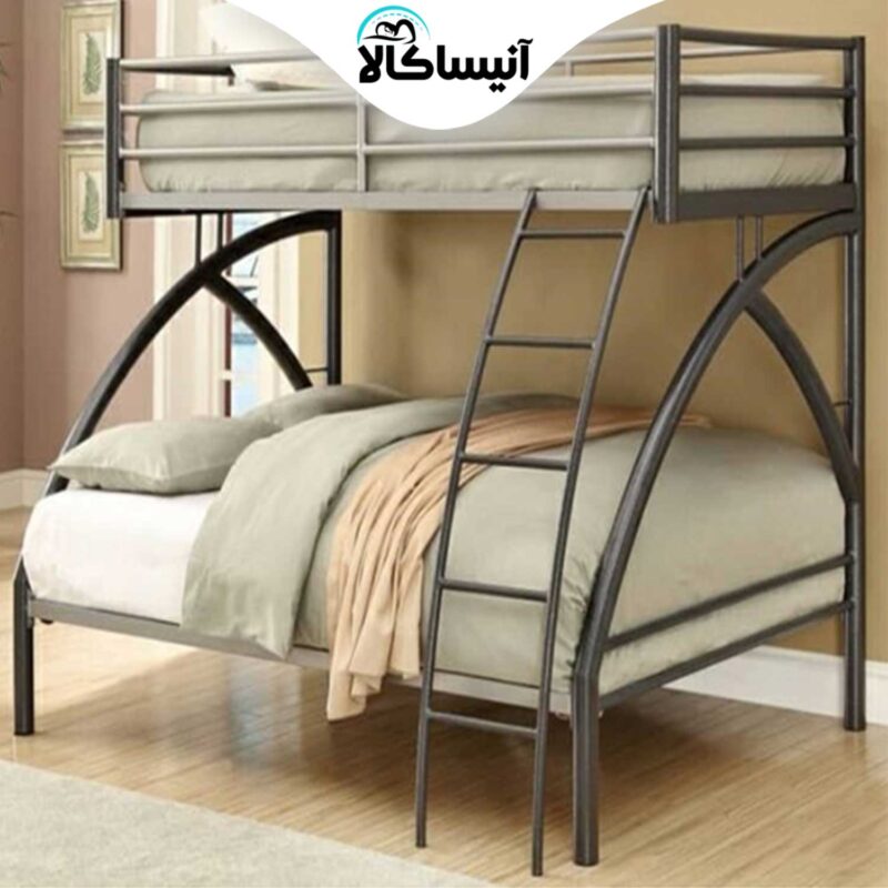 تخت خواب فلزی دو طبقه DS مدل S10