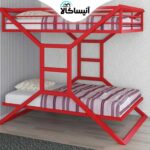 تخت خواب فلزی دو طبقه DS مدل S12
