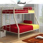 تخت خواب فلزی دو طبقه DS مدل S14