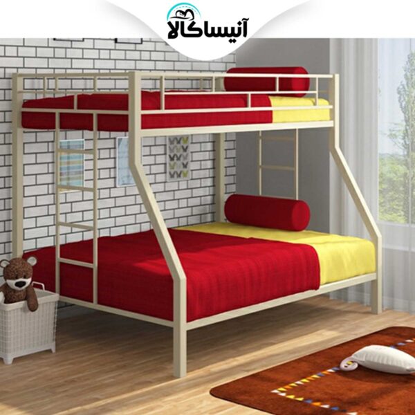 تخت خواب فلزی دو طبقه DS مدل S14