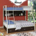 تخت خواب فلزی دو طبقه DS مدل S15