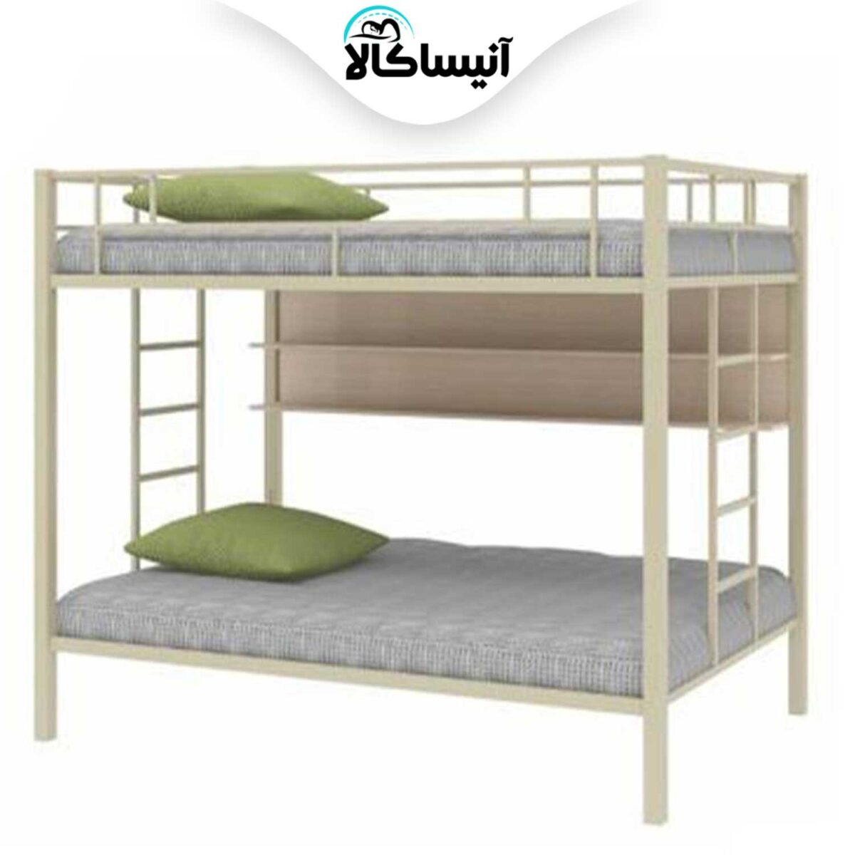 تخت خواب فلزی دو طبقه DS مدل S17