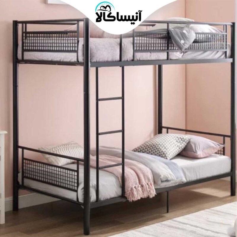 تخت خواب فلزی دو طبقه DS مدل S20