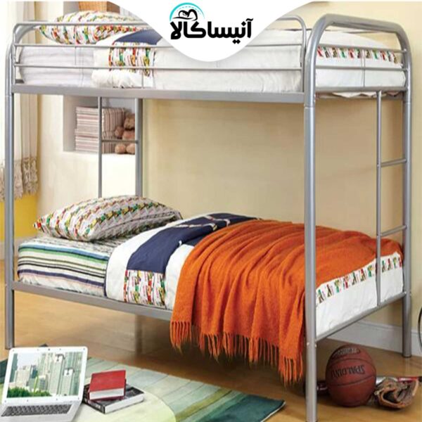 تخت خواب فلزی دو طبقه DS مدل S21