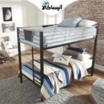 تخت خواب فلزی دو طبقه DS مدل S22