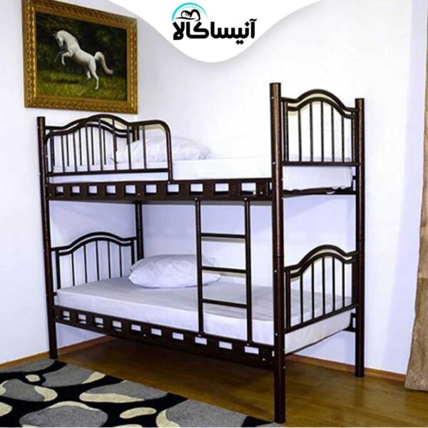 تخت خواب فلزی دو طبقه DS مدل S26