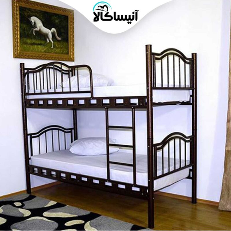 تخت خواب فلزی دو طبقه DS مدل S26