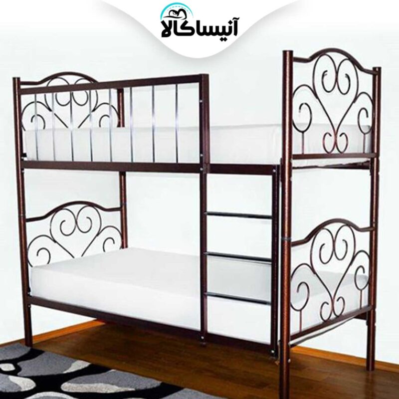 تخت خواب فلزی دو طبقه DS مدل S27