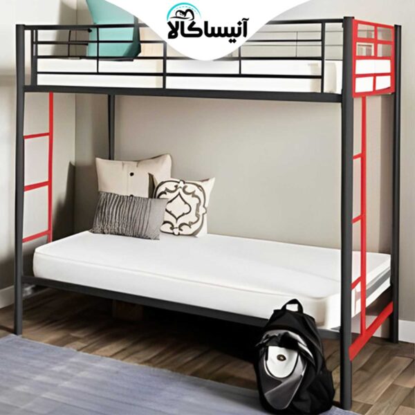 تخت خواب فلزی دو طبقه آنیسا مدل S40 (ارسال رایگان)