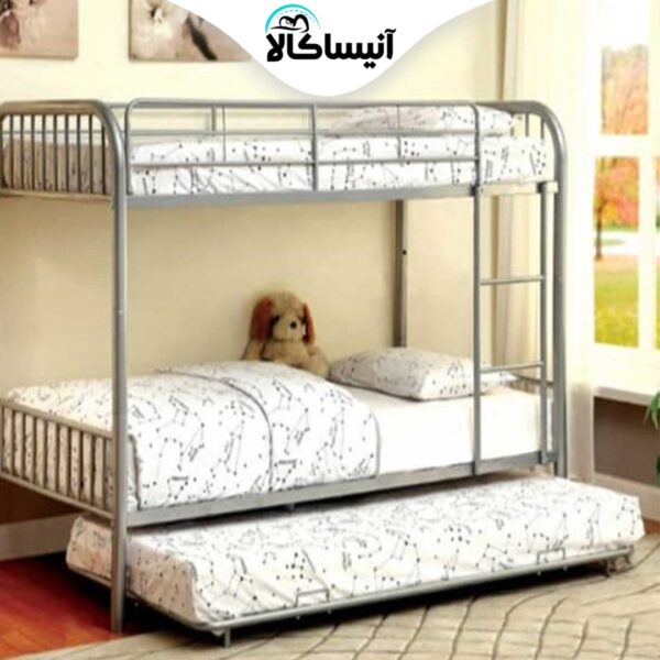 تخت خواب فلزی دو طبقه آنیسا مدل S70 (ارسال رایگان)