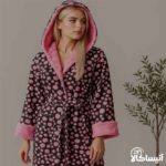 حوله پالتویی برق لامع مدل چاپی 115 (ارسال رایگان)