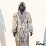 حوله پالتویی برق لامع مدل چاپی 135 (ارسال رایگان)