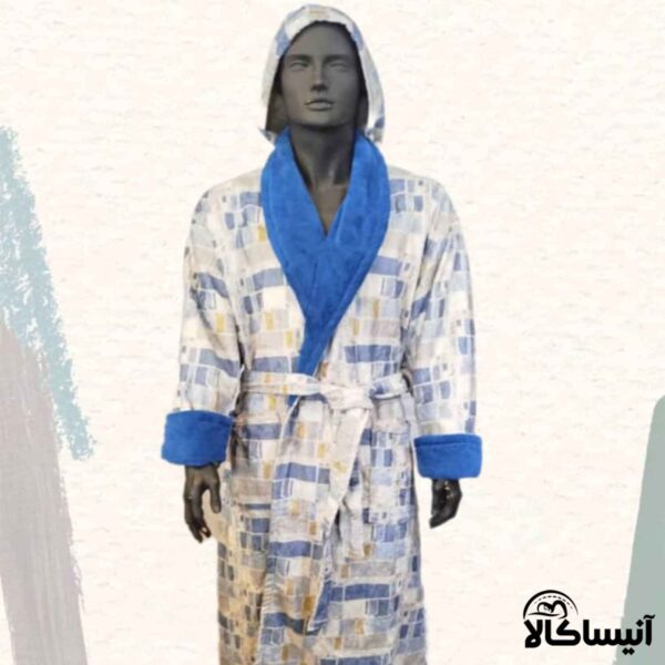 حوله پالتویی برق لامع مدل چاپی 135 (ارسال رایگان)