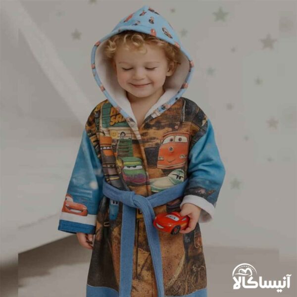 حوله پالتویی کودک برق لامع مدل جونیور (ارسال رایگان)